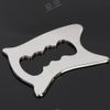 Stainless Graston Myofascial Release Tool IASTM Soft Tissue Mobilization Health Gua Sha Trapezoid Muscle Stretching Massage, B