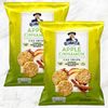 Quaker Rice Crisps APPLE CINNAMON Popped Never Fried 7oz Chips 1 Snacks JUN 2025