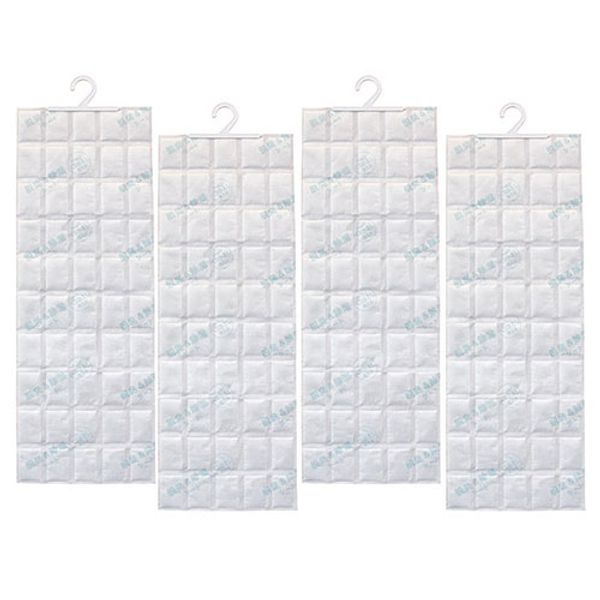 Gotou Cuttable Deodorizing &amp; Moisture Removal Sheet for Closets, Set of 4, 870478