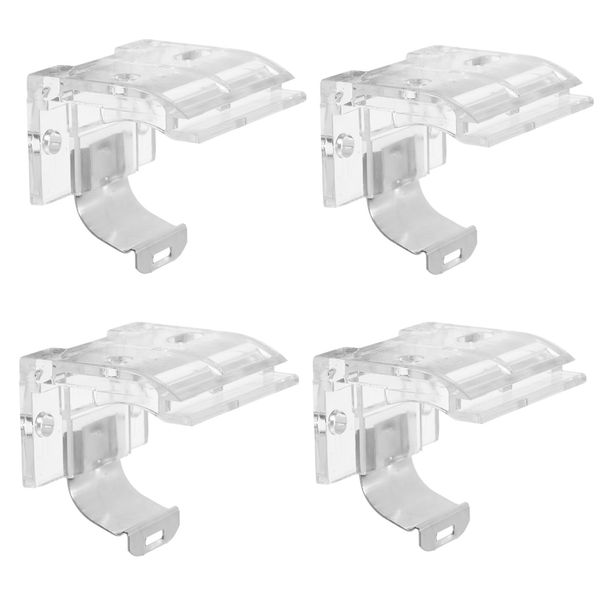 4pcs Cordless Shade Blind Brackets Clip Mounting Bracket Venetian Blinds Window Blind Accessories