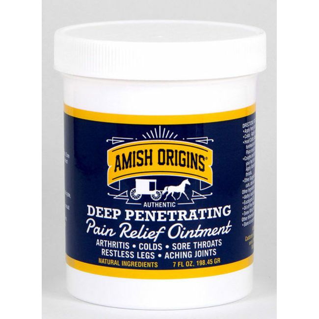 Amish Origins Deep Penetrating Pain Relief Ointment, 7 Ounce