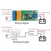 Vikye DC 5/6/9/12V Motor Reverse Polarity Timer, Adjustable Delay Relay, Max 2A Load Current
