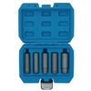 AB Tools 5pc 3/8" Drive Deep Bolt Extractor Set Damaged Broken Nut Twist Socket Remover