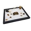 Zen Sand Garden for Desk with Rake, Rocks and Figures (Medium)