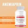 Anemiaprin Blood Support Maximum Strength Glycogen Supplement 60 Capsules