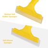 2X Silicone Squeegee for Window Glass Shower Door Car Windshield Clean Scrubber
