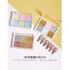 ALLMIRA Mirror Powder Nail Solid 6 Colors Palette Nail Powder Gold Silver Gel Nail Color Nail Parts Home DIY Fine with Sponge Tip