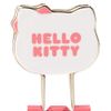 Sanrio Hello Kitty Face Shape Double Clip Pink | White