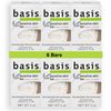 Basis Sensitive Skin Bar Soap for Body, Hands and Face, Unscented Soap Bar for Sensitive Skin with Chamomile and Aloe Vera, 4 Oz, Pack of 6