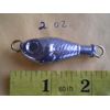 50 PCS. FISH HEAD FLUKE JIG, 2 OZ. INLINE STYLE, UNPAINTED