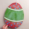 Factory Direct Craft Red and Green Glittered Easter Egg