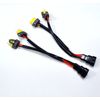 Conversion Wire 9005 to H11 H8 Two Harness Bulb Headlight High Beam Adapter OE
