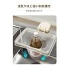 WIEXUN Triangular Corner Needed, Strong Suction Cup Kitchen Drains, 50 Pieces, Kitchen Drainer, Food Garbage Net, Foldable, Space Saving, Easy Installation, Kitchen Garbage Storage