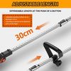 Cordless Weed Eater 2500W Electric Brush Cutter Lawn Edger Grass String Trimmer
