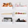 6 Pcs Large Slat Wall Bins PVC Slatwall Containers Plastic Stackable Storage Bin
