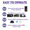 Mini Bluetooth OBD2 Code Reader, OBD II Diagnostic Scan Tool, OBD2 Scanner Car Engine Scanner for Android & Windows, Check Engine Code Reader with Fault Code Reader, V2.1