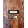 Custom Laser Engraved Name Tag- Brushed Silver-Magnetic Back-Business