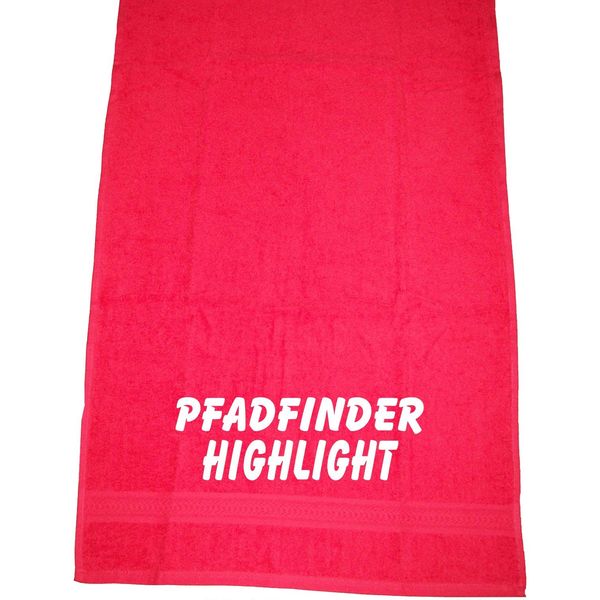 ShirtShop-Saar Scout Highlight Hand Towel Red