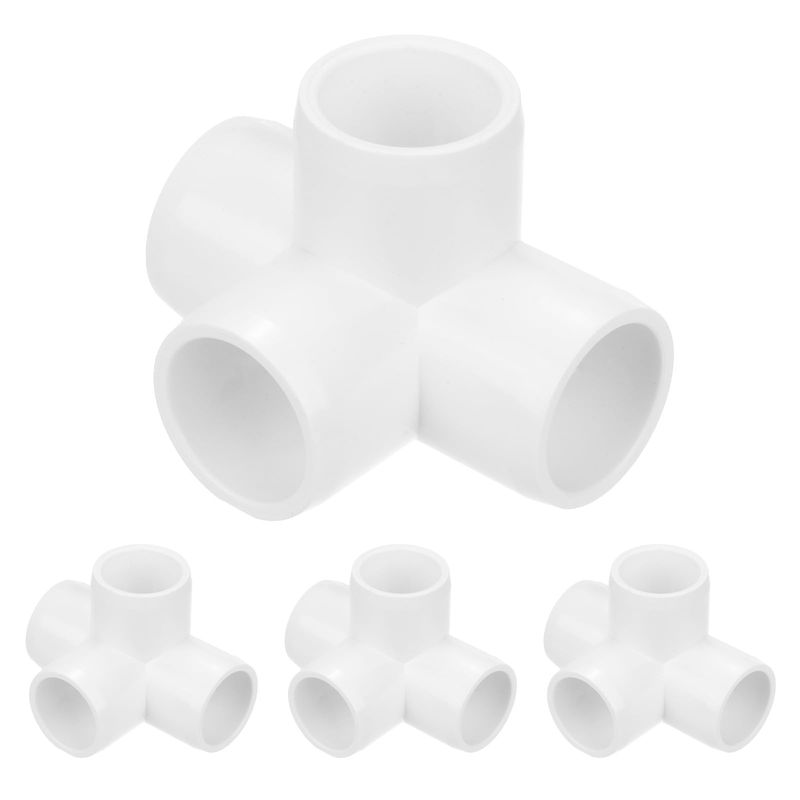 M METERXITY 12-Pack PVC Fittings, 1/2 Inch PVC Pipe Connectors 4-Way ...
