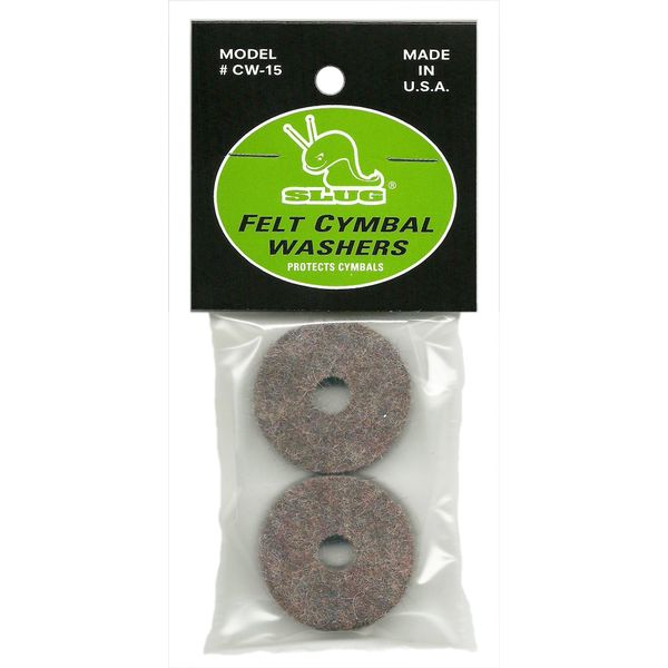 Slug - Felt Cym Washers (1.5 x 0.5in) - 2 Pack