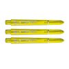RED DRAGON Peter Wright Snakebite Signature Polycarbonate Yellow Medium Dart Stems - 3 sets per pack (9 stems in total)