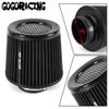 3 Inch 76mm High Flow Inlet Cold Air Intake Dry Filter Cone Replacement Black