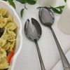 Elyon Tableware 3 Piece Reflective Black Colored Serving Set Salad Servers