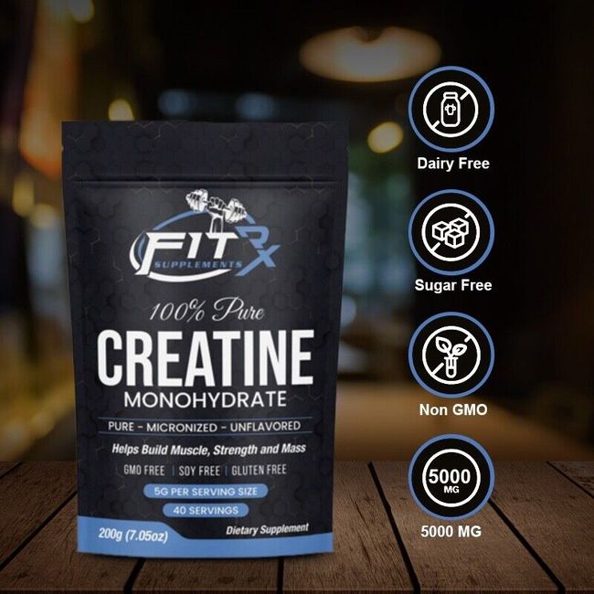  Pure Creatine 5000mg (5g) - Micronized Creatine