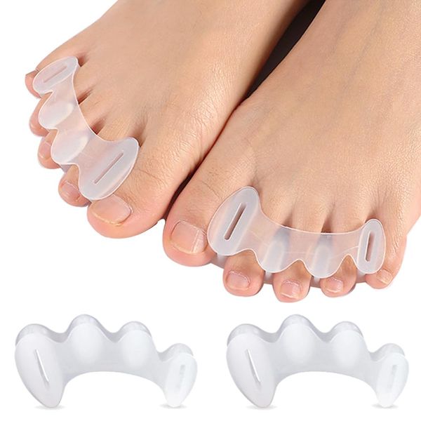 KIYOKI Toe Spacers Toe Separators for Women Men to Correct Bunion, Bunion Corrector, Hammer Toe Straighteners, Relief Restore Feet