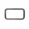 5/16" x 3" Mil Spec Rectangular Ring Rectangle Link T304 Stainless Steel 4 PCS