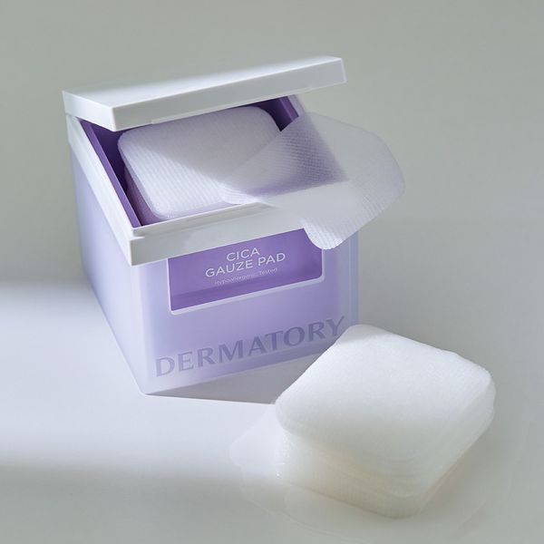 Dermatory Hypoallergenic Cica Gauze Pads 80 Sheets