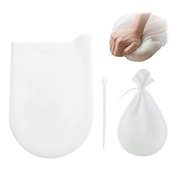 Kneading Dough Bag, Knead Dough, Knead Flour, Flour Mixing Bag, Food Grade Silicone, Flour Mixing Bag, Food Storage Bag, Multifunctional Bag, Kitchen Utensils, Set of 2