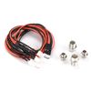 4x Stream Headlight Headlight RC On-Road Model LED Night 5MM&3MM Replacement Parts