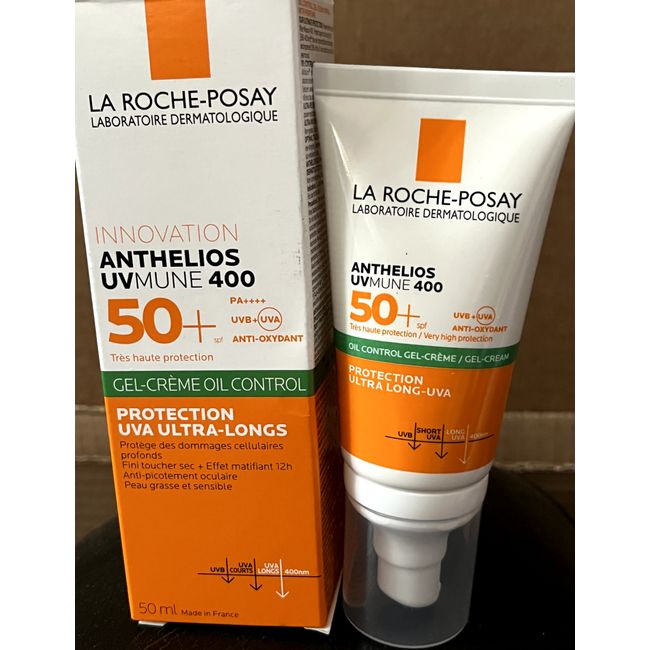 La Roche-Posay ANTHELIOS SPF50+ Dry Touch GEL CREAM Anti-Shine Sunscreen 50ml