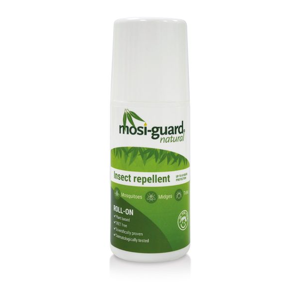 Mosiguard Natural Insect Repellent Roll On 50ml | Deet Free | Aeroplane Cabin Bag Approved | Suitable for adults and children, 60ml, pack of 1