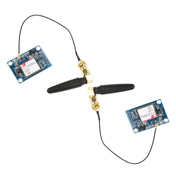 Kadimendium SIM800L GSM GPRS SMS 5V Wireless Extension Module with Antenna Replacement for (2PCS)