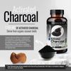 TrueMed Activated Charcoal Supplements 1200 Mg 60 Vegetable Capsules