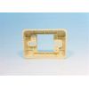 Wire Guard Mounting Plate for Surface-Mounted Thermostat Protection After Construction