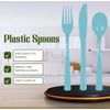 Mint Green Heavy Duty Plastic Cutlery Assortment 24 Per Pack Green Tableware