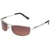 Eyelevel Grand Prix 1 Rectangle Men's Sunglasses Silver Effect One Size