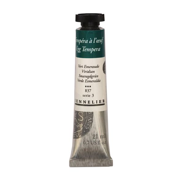 Sennelier Tempera Paint, 21ml, Viridian S3