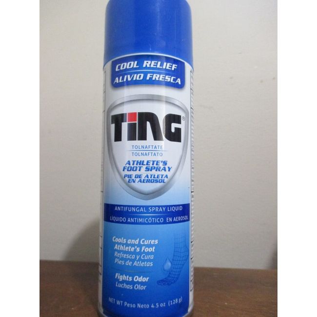 Ting cool relief foot spray antifungal spray liquid 4.5 oz / exp 06/2025