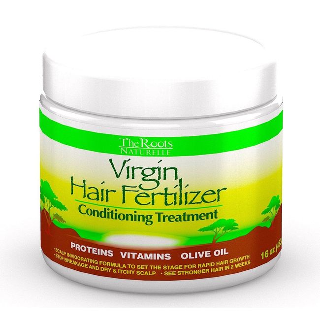 The Roots Naturelle Virgin Hair Fertilizer Conditioning Treatment  16 oz