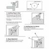 50 Pack 1/2" Overlay Concealed Compact Kitchen Door Cabinet Hinges Soft Close 