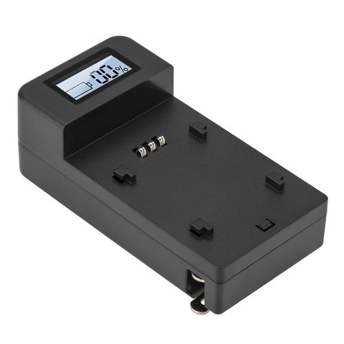 Green Extreme Compact Smart Charger with LCD Screen for Olympus BLN-1