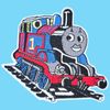 THOMAS THE TANK ENGINE #1 BLUE TRAIN CARTOON TV SERIES CUTE IRON ON PATCH