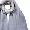 Clayre & Eef Winterschal Damen 32x220 cm Grau Synthetisch