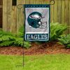 WinCraft Eagles Helmet Garden Flag and Stand Pole Holder Mount