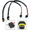Conversion Wire H7 to 9006 Two Harness Low Beam Female Socket Replace Bulb OE