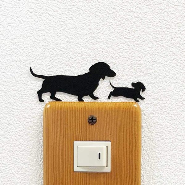 DOG LIFE Miniature Dachshund Wall Decal